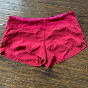 Lululemon speed shorts